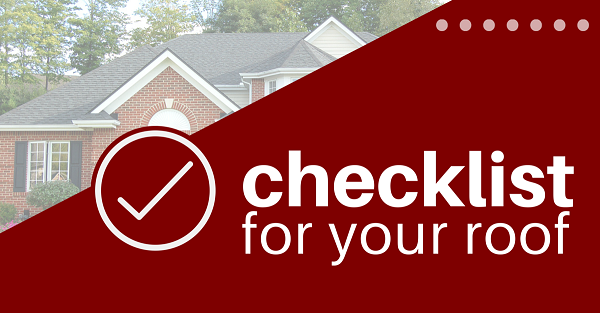 shingle roofing checklist