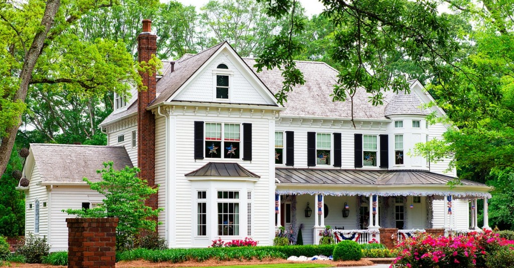 roof damage and trees