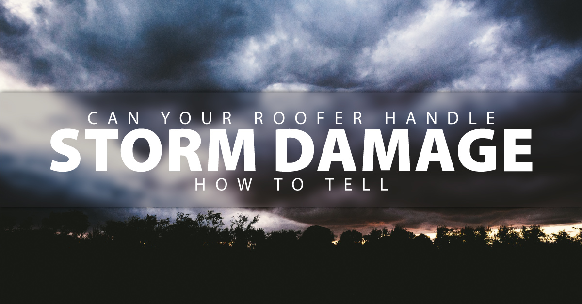 Can Your Roofer Handle Residential Storm Damage, Repair Savannah GA?