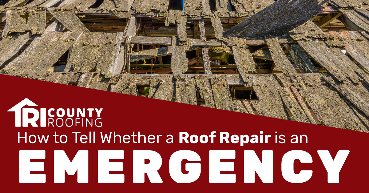 How to Tell Whether a Roof Repair is an Emergency