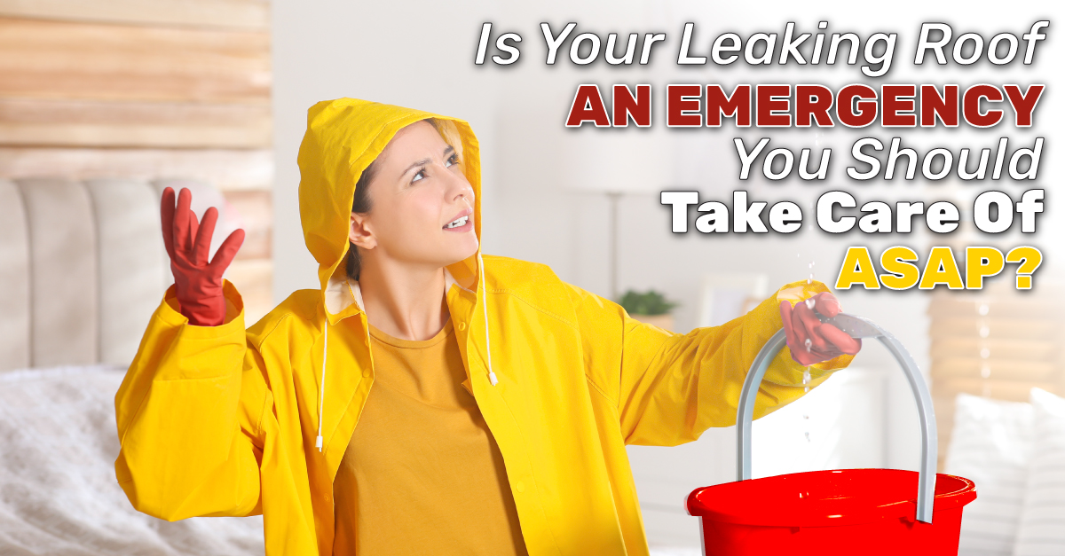 Is Your Leaking Roof An Emergency You Should Take Care Of Asap?