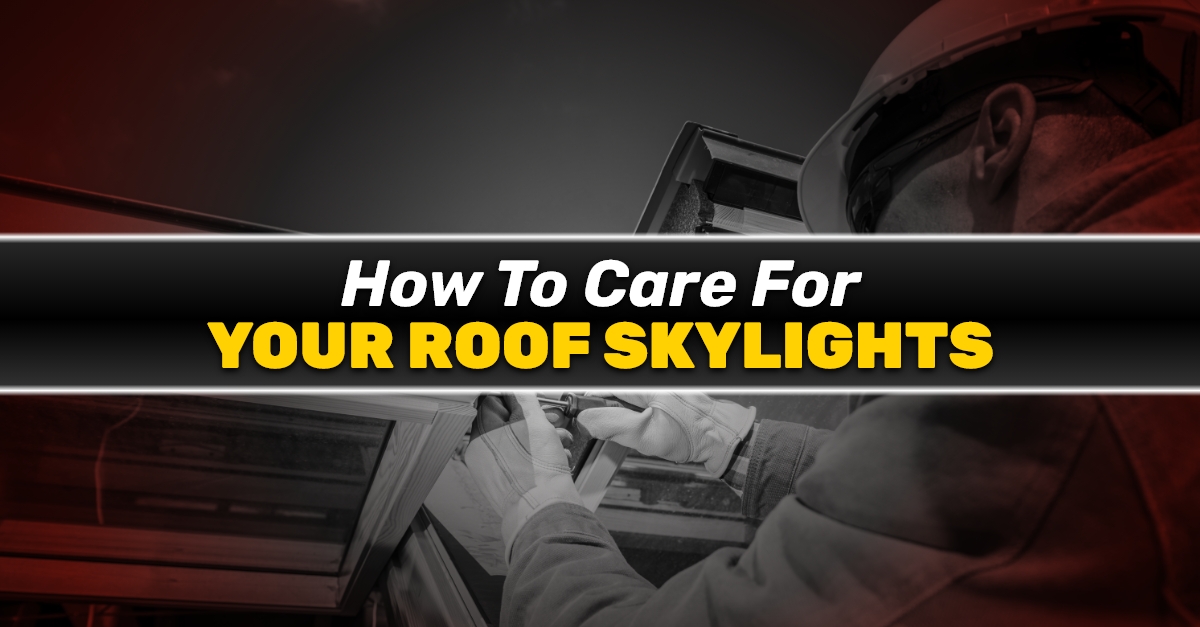 maintaining roof skylights