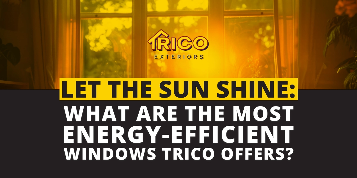 Let the Sun Shine: What are the Most Energy-Efficient Windows TriCo Offers?